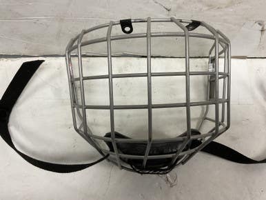 Used Bauer Profile Hockey Wire Mask Silver Sm 11855-s000204703