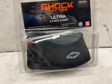 Used Shock Dr Ultra Hockey Neck Guard 2.0 Jr Black Junior 11855-s000204702