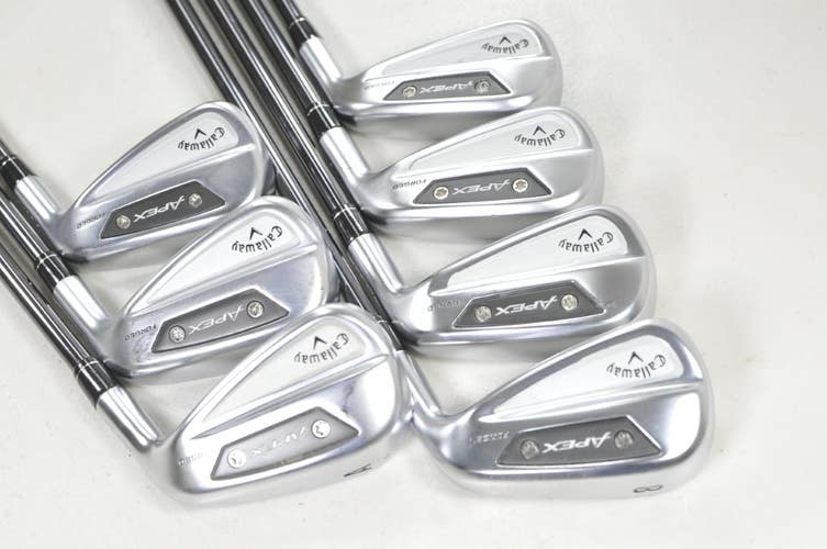 Callaway Apex Ai300 5-PW,AW Iron Set Senior Flex Recoil Dart F2 Graphite #219582