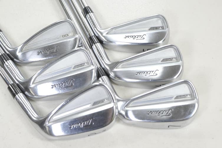 Titleist T100 2023 5-PW Iron Set X-Stiff Flex Right Project X 6.5 Steel #211053