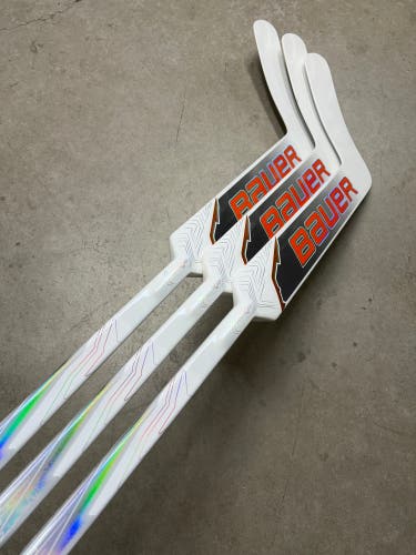 3 PACK Left Hand 25” Bauer Flylite Goalie Stick NHL Prostock (New)