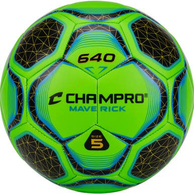 New Maverick Soccer Ball Optic Green Size 5 11855-chpsb645og