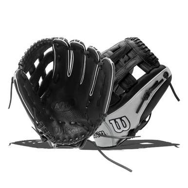 New A700 Fastpitch Glove Blk Wht 12" Rht 11855-hbx10146612