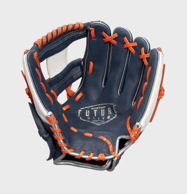 New Future Elite Nvy Org 11" Rht Baseball Glove 11855-ease00683101