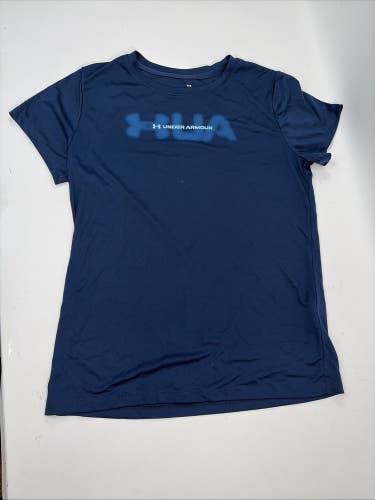 Under Armour Loose Fit Athletic Shirt, Blue, Medium