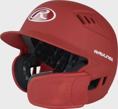 New R16 Batting Helmet W Jaw Guard Sr Blk 11855-rawr6r07s