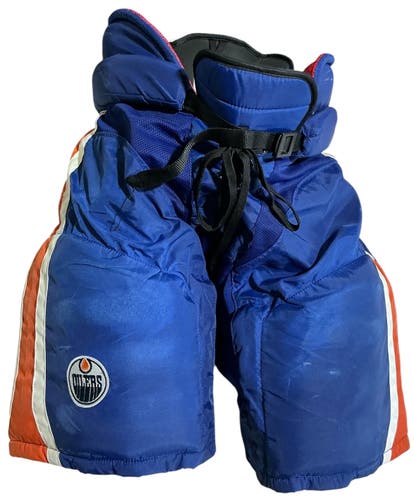 Oilers Senior Large CCM HP45X Hockey Pants Pro Stock (Used) 7905
