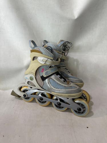 Used K2 Athena Rollerblade Sz 7 Senior Rec Fitness Skates Grey Senior 7 11615-c000264924