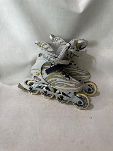 Used K2 Ti Nine Sz 6 Rollerblades Senior Rec Fitness Skates White Senior 6 11615-c000265577