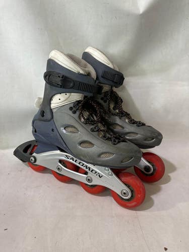 Used Salomon Energyzer Inskt Sr 7.5 Senior Rec Fitness Skates Grey Senior 7.5 11615-c000267715