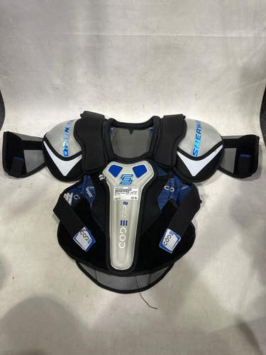 Used Sher-wood Code Tmp2 Sz Jr Lg Junior Shoulder Pads Lg 11615-s000272022