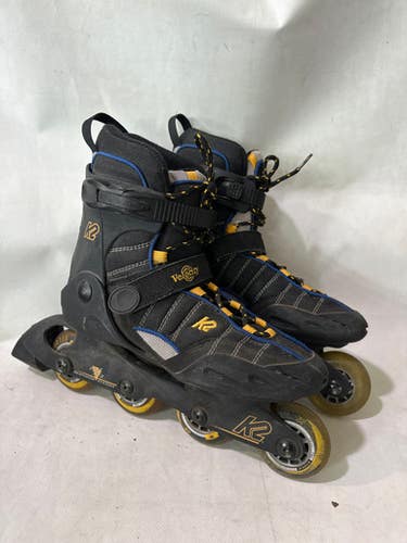 Used K2 Velocity Senior Rec Fitness Skates Black Senior 10 11615-s000268145