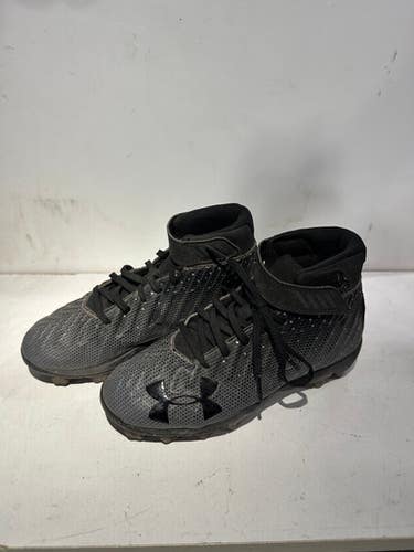 Used Under Armour Bh Mid Bc 1.5 Bb Sb Cleats Black Junior 01.5 11615-s000272508