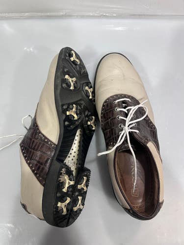 Used Foot Joy Mens Golf Shoes Brown Senior 11 11615-s000267190