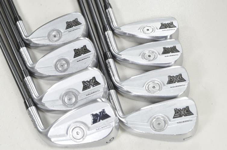 PXG Gen7 0311 XP Chrome 4-W,GW Iron Set Senior Flex KBS MAX 55 Graphite # 219418