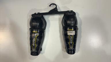 Used Ccm Tacks 3092 10 Junior Shin Guards Black 10" 11615-s000274759