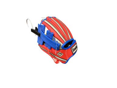 Used Franklin Rtp Bb Sb Glove Lh Throw Red 9" 11846-s000101405