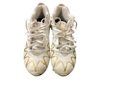 Used Adidas Adult Fb Cleats White Senior 9.5 11846-s000093432