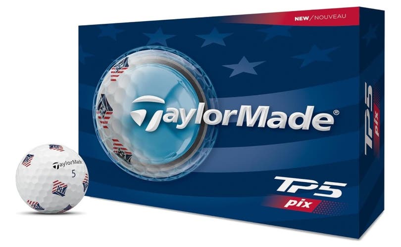 Taylor Made TP5 Pix Golf Balls (USA, 12pk) 1dz 2026 NEW