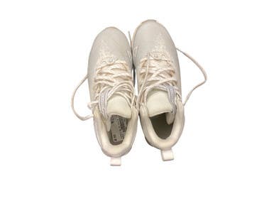 Used Under Armour Jr Fb Cleats White Junior 05 11846-s000100769