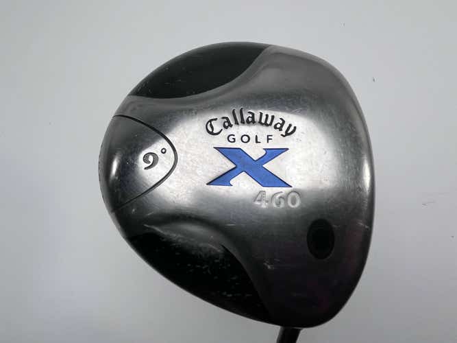 Callaway X 460 Driver 9* Fujikura 65g Stiff Graphite Mens RH Midsize Grip