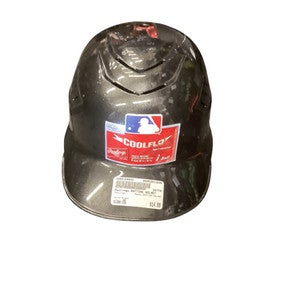 Used Rawlings Batting Helmet Batting Helmet No Mask Black One Size 11846-s000104692