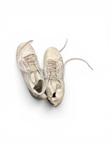 Used Nike Adult Fb Cleats White Senior 9.5 11846-s000105411