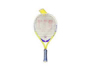 Used Wilson Titanium Junior Tennis Racquet Yellow 21" 11846-s000097054