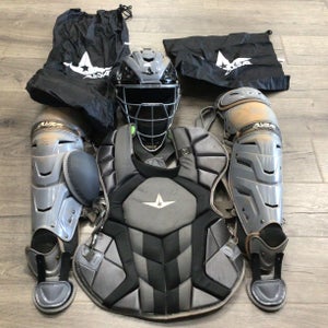 Gray All Star Adult Pro System 7 Axis Catcher's Set (Used)