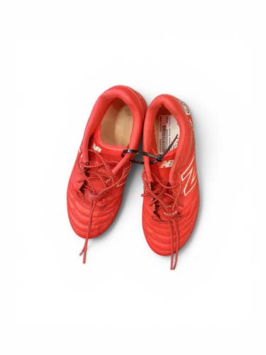 Used New Balance Soccer Cleats Red Junior 01.5 11846-s000104541