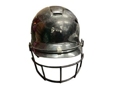 Used Schutt Batting Helmet Batting Helmet W Mask Black Sm 11846-s000102003