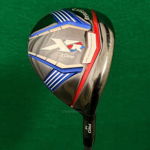 Callaway XR Pro 14 3 Deep Fairway Wood Project X LZ16 6.0 Graphite Stiff