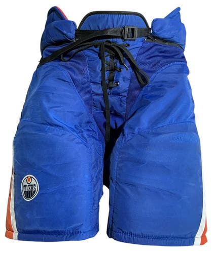 Oilers Senior Large CCM HP45X Hockey Pants Pro Stock (Used) 7909