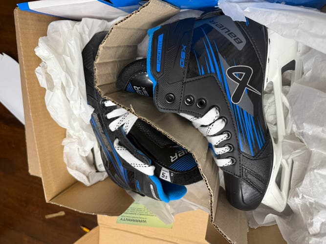 2024 Bauer GSX Hockey Goalie Skates Regular Width 5.5 (New)