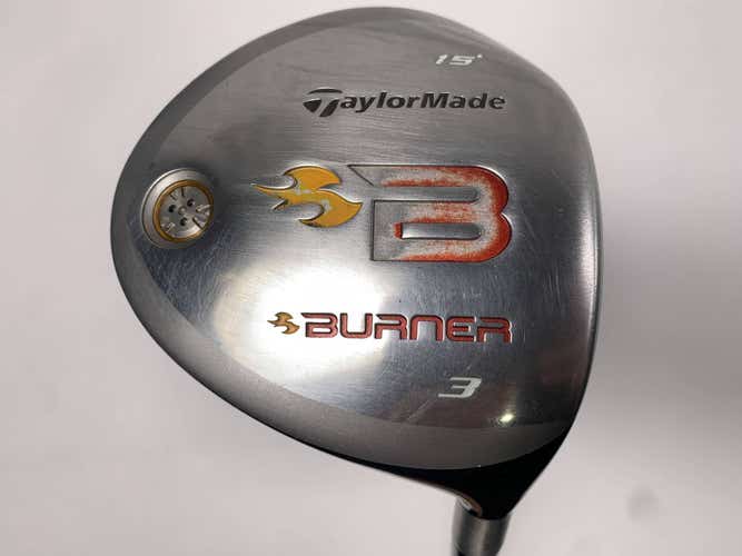 TaylorMade Burner 2008 3 Fairway Wood 15* REAX 49g Stiff Graphite Mens RH