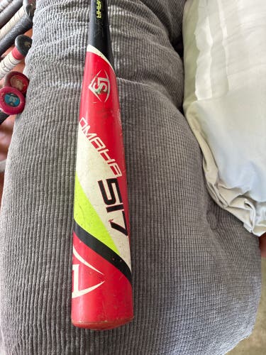2017 Louisville Slugger Omaha 517 Alloy BBCOR Certified Bat (-3) 29.5 oz 32.5" (Used)