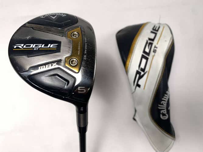 Callaway Rogue ST Max 5 Fairway Wood 18* Cypher Fifty 5.5 50g Regular RH HC