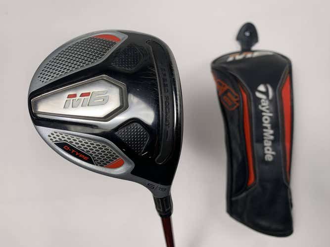 TaylorMade M6 D-Type 5 Fairway Wood 19* EvenFlow Max Carry 5.5 50g Regular RH HC