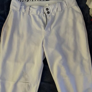 White Women's Large Adult DeMarini Game Pants (Used)