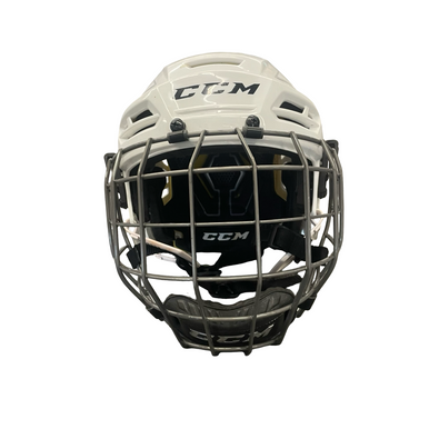 Used Ccm Tacks 310 Helmet Cage Combo White Sm 10299-s000310483