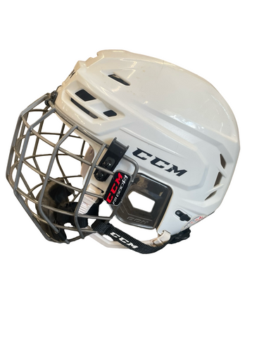Used Ccm Tacks 310 Helmet Cage Combo White Sm 10299-s000310483 