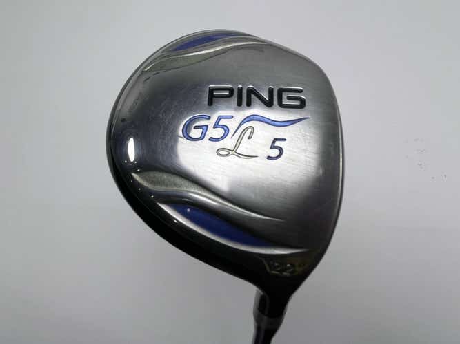 Ping G5 Ladies 5 Fairway Wood 22* ULT50F Ladies Graphite Womens RH