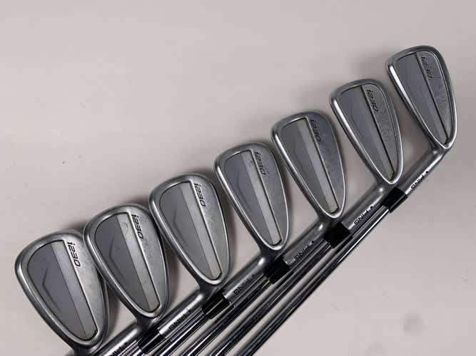 Ping i230 Iron Set 4-PW Blue Dot 1* Up KBS Tour 120 Stiff Steel Mens RH