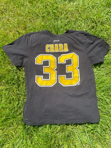 Boston Bruins zdeno chara Black XL Men's Reebok Shirt (Used)