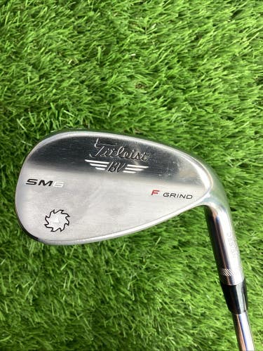Titleist Vokey SM6 F Grind SW 56* Sand Wedge With Steel Shaft