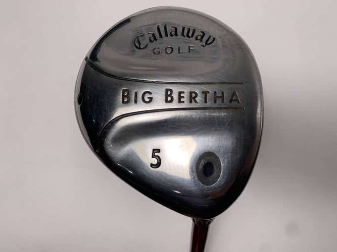 Callaway Big Bertha 2004 5 Fairway Wood 18* RCH 75w Regular RH Oversize Grip