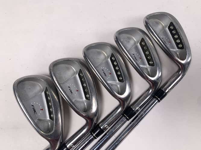 TaylorMade Rac OS Iron Set 5-9 Light Metal Regular Steel Mens RH
