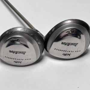 Tour Edge High Performance 5 & 7 Fairway Wood Set 19* 22* Graphite Womens RH