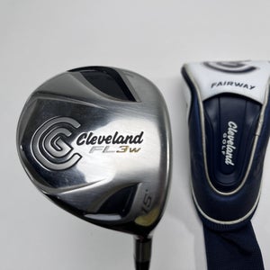 Cleveland Launcher FL 3 Fairway Wood 15* Miyazaki C.Kua 43 Code 7511 Reg RH HC