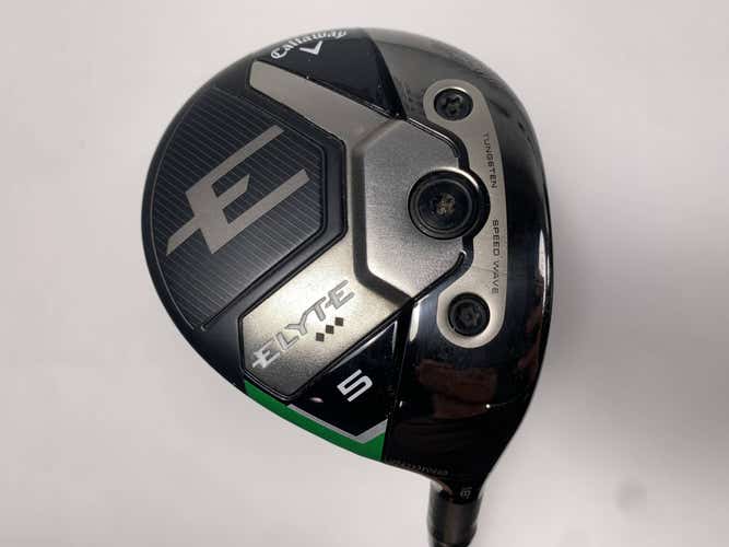 Callaway Elyte Triple Diamond 5 Fairway 18* HZRDUS 6.0 Black Gen 5 60g Stiff RH